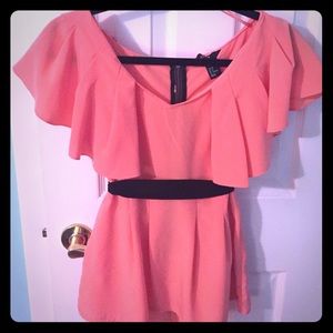 2 For 25 H&M Peach Peplum Blouse